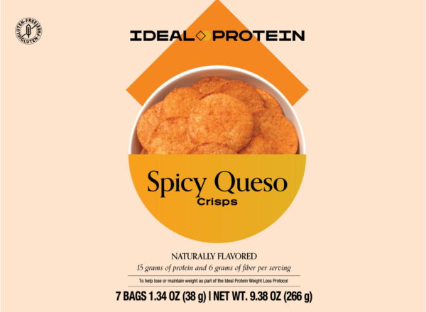 Ideal Protein Spicy Queso Crisps